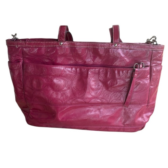 COACH Messenger Shoulder
Tote Book Purse Diaper Designer
Statement Bag GORG - Picture 6 of 12